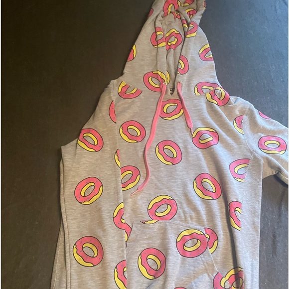 Women’s Doughnut Design hooded sweatshirt - Picture 1 of 6